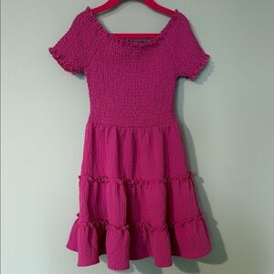 Comfy Art Class Pink Dress - size 6/7 (S)